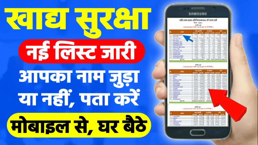 Khadya Surksha List